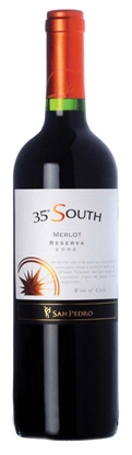 Picture of 35 SOUTH WINE MERLOT 75CL
